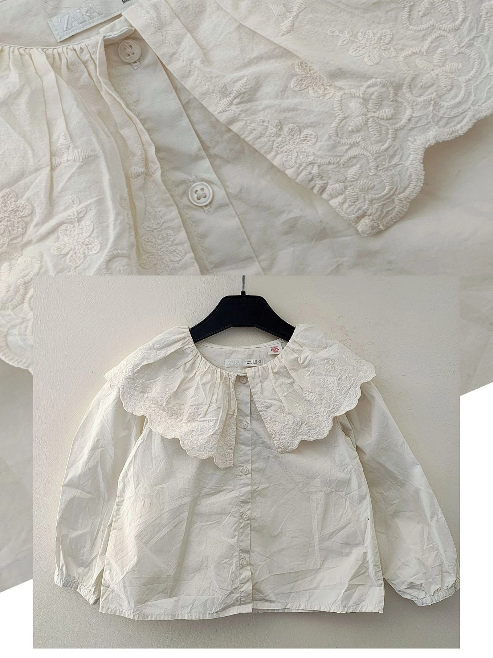 5 ans blouse chemise a col Zara 